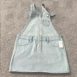 Old Navy Light Blue Denim Overall Dress